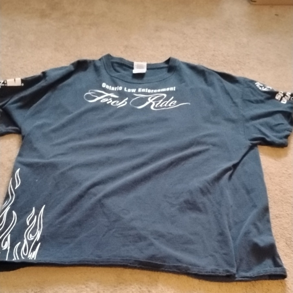 Ontario Law Enforcement Torch Ride Special Olympics T-Shirt